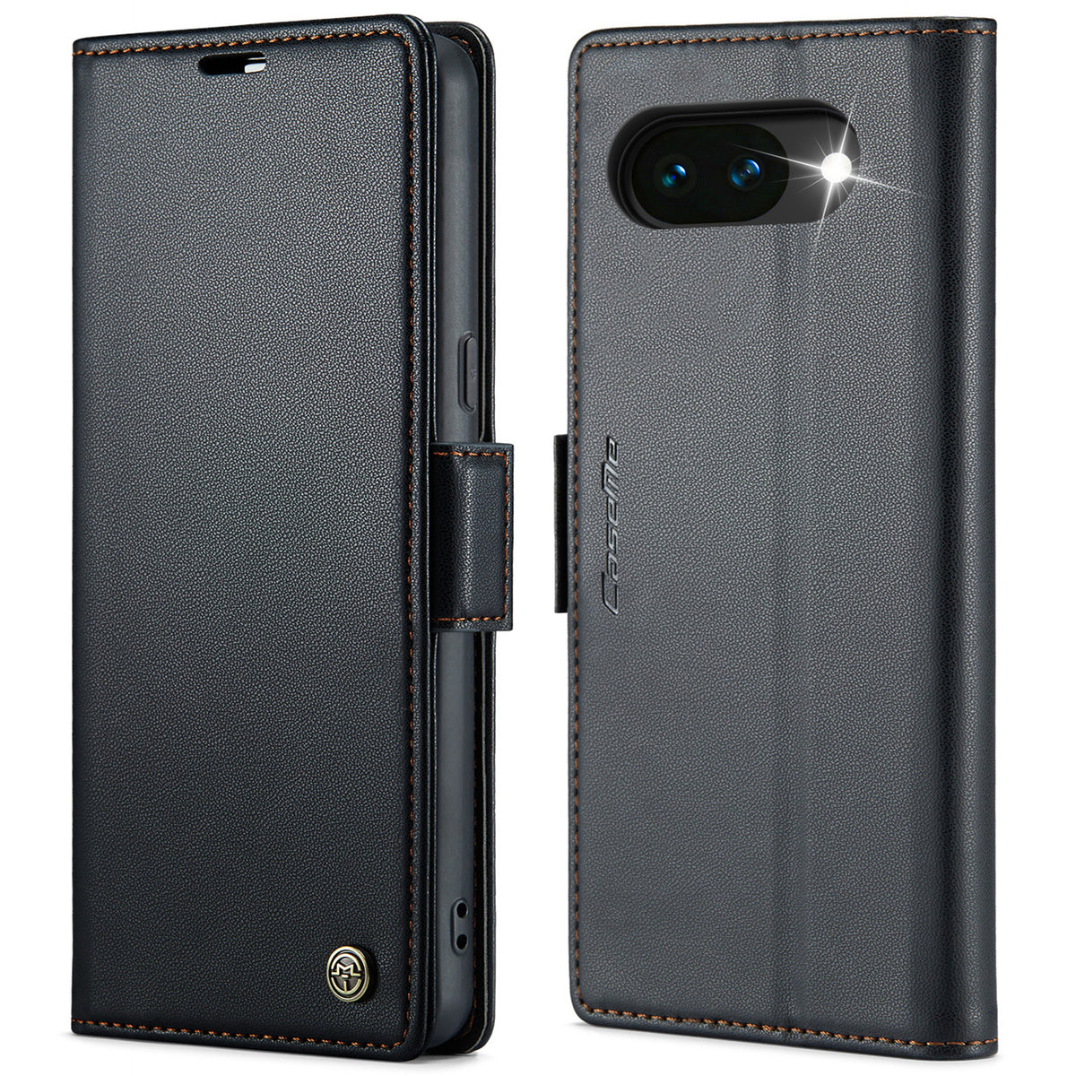 CASEME 023 Google Pixel 10a Plånboksfodral RFID - Svart