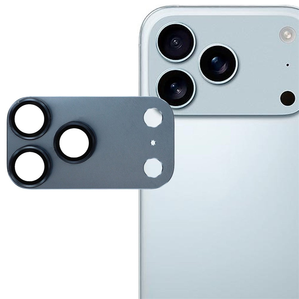 iPhone 17 Pro Kameralinsskydd i Metall & Härdat Glas - Blå