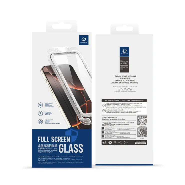 DUX DUCIS Til Samsung Galaxy S26 Ultra Skærmbeskytter Roga Series 2.5D High Aluminium Glasfilm med nem installationssæt - Klar