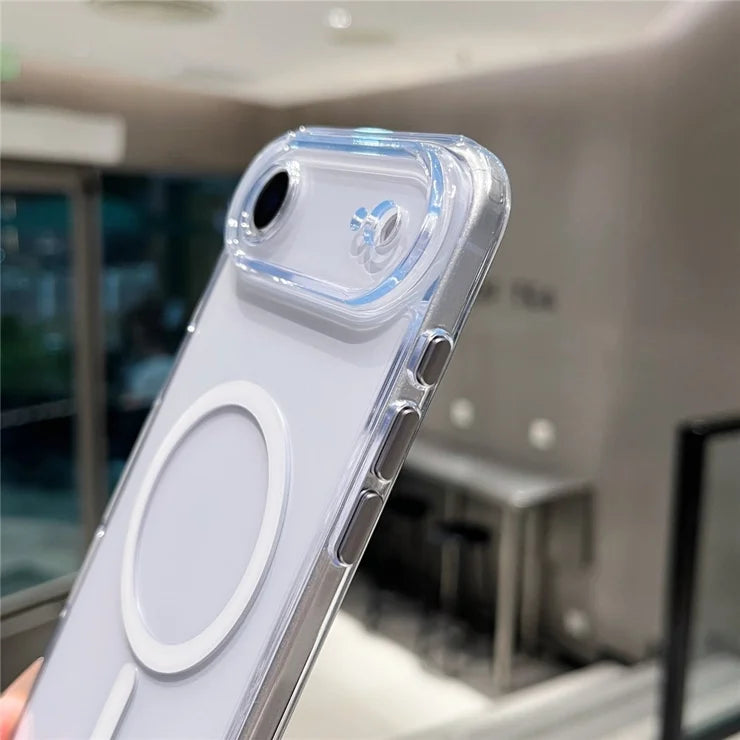 iPhone Air Magneettinen Kirkas Suojakotelo PC +TPU Hybridikotelo Yhteensopiva MagSafen Kanssa