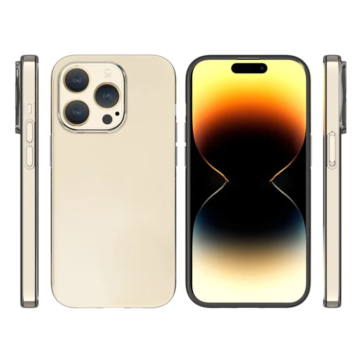 Vesileimaton TPU-puhelinkotelo iPhone 15 Prolle, iskunkestävä, kiiltävä puhelimen suojakuori