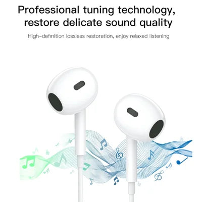 YESIDO YH38 for Huawei Wired Earphone Type-C Port Mobile Phone Wire Control Music Headset heavy bass