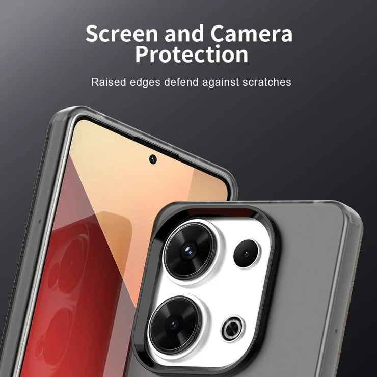 Xiaomi Redmi Note 13 Pro 4G / Poco M6 Pro 4G Puhelimen Takakuori - Musta