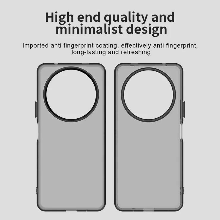 Xiaomi Redmi A3 4G / A3x 4G / Poco C61 4G Case PC+TPU+PET Matte Anti-Drop Phone Back Cover - Black