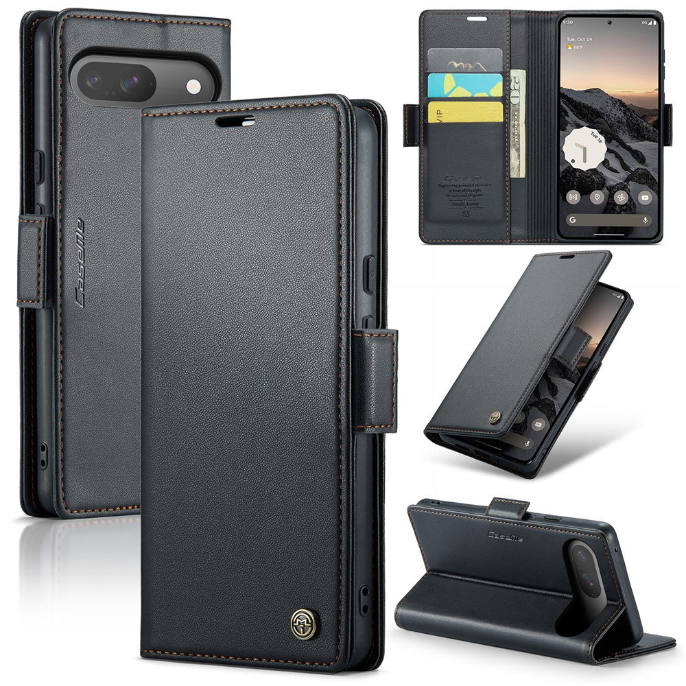 Google Pixel 10 Pro / 10 / 9 Pro / 9 Fodral CASEME 023 RFID - Svart