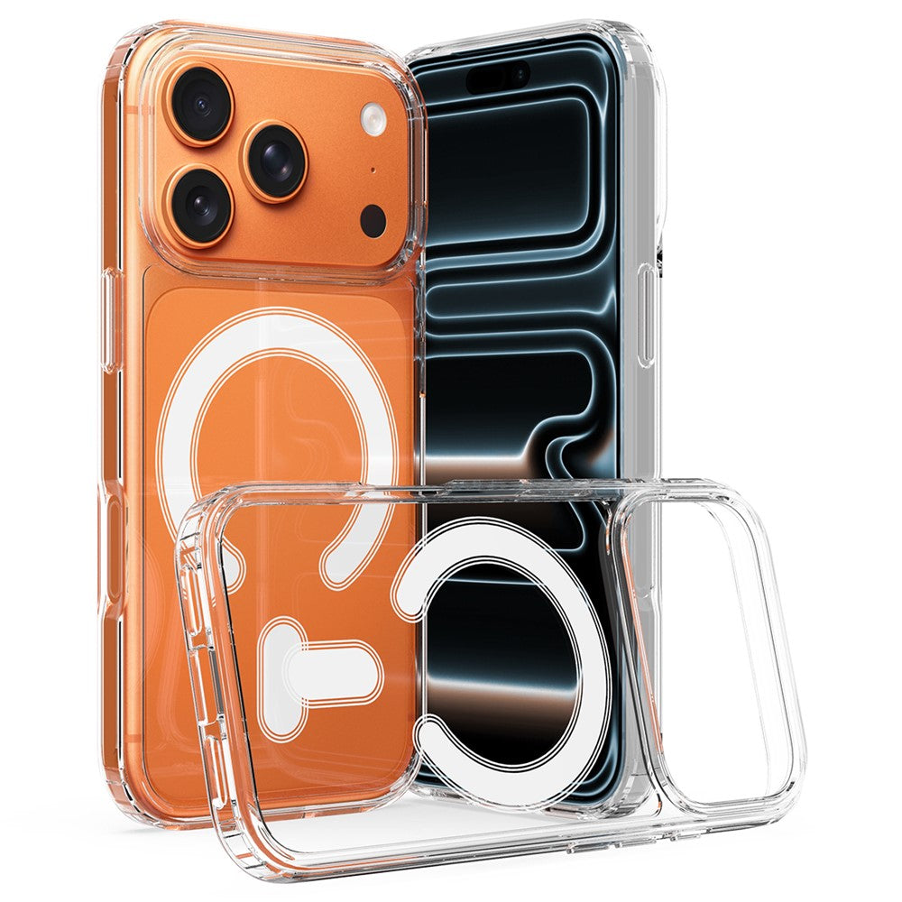 iPhone 17 Pro Max C-Format Skal MagSafe TPU/Akryl - Genomskinligt