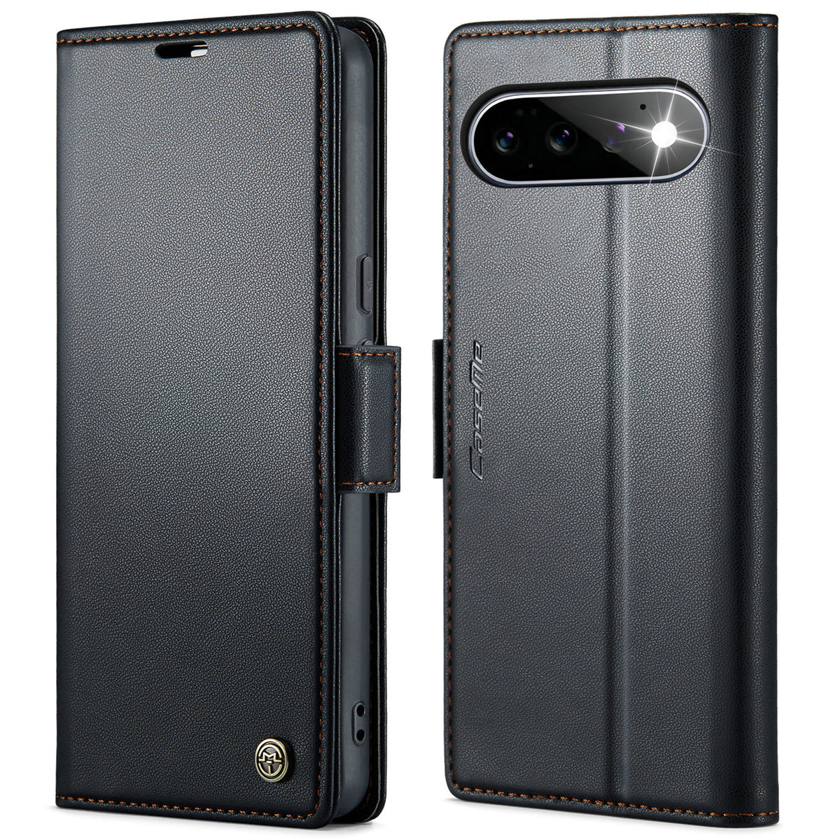 CASEME 023 Google Pixel 11 Pro / 11 Plånboksfodral RFID - Svart