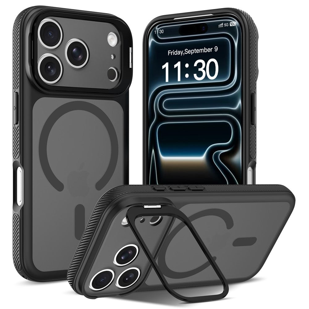 iPhone 18 Pro Max / 17 Pro Max Magnetiskt Skal PC/TPU - Svart