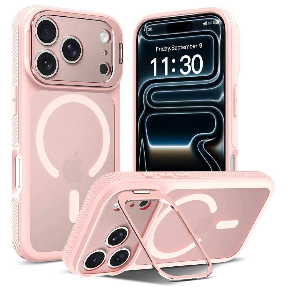 iPhone 18 Pro Max / 17 Pro Max Magnetiskt Skal PC/TPU - Rosa