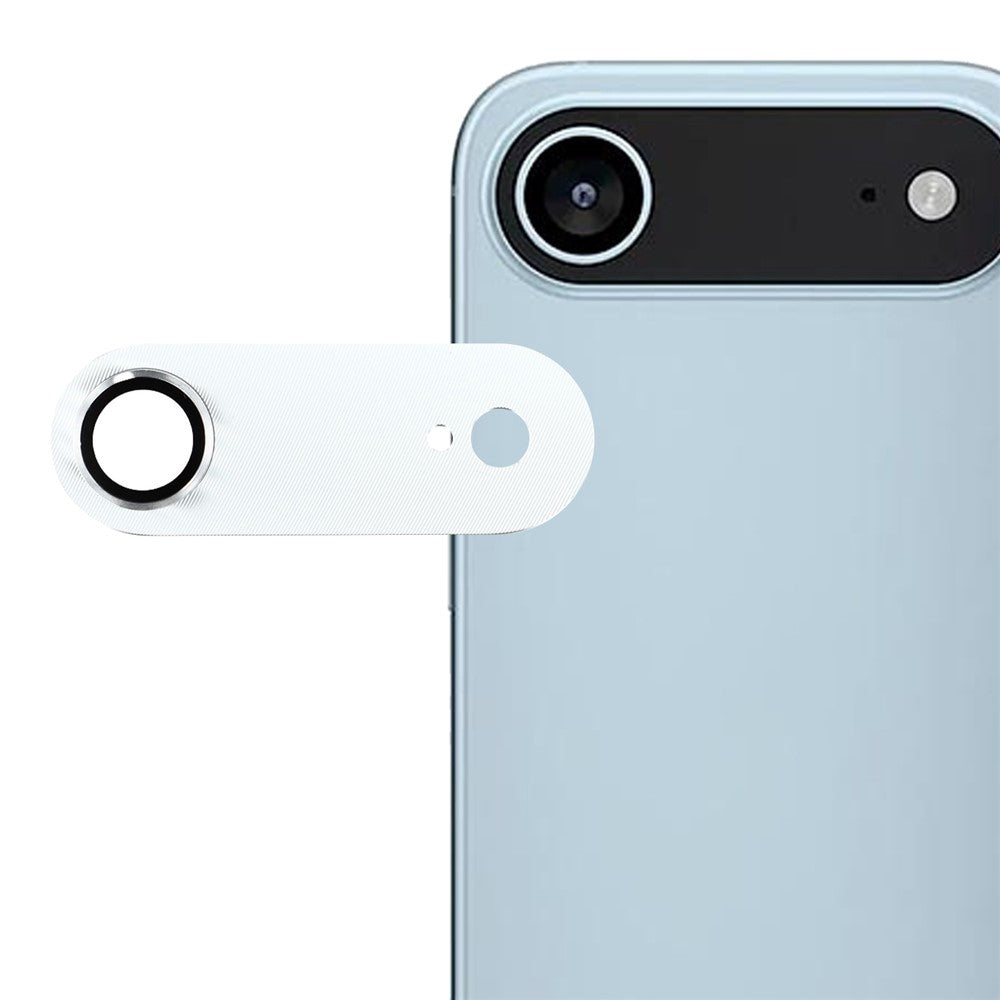 iPhone Air Kameralinsskydd i Metall & Härdat Glas - Silver