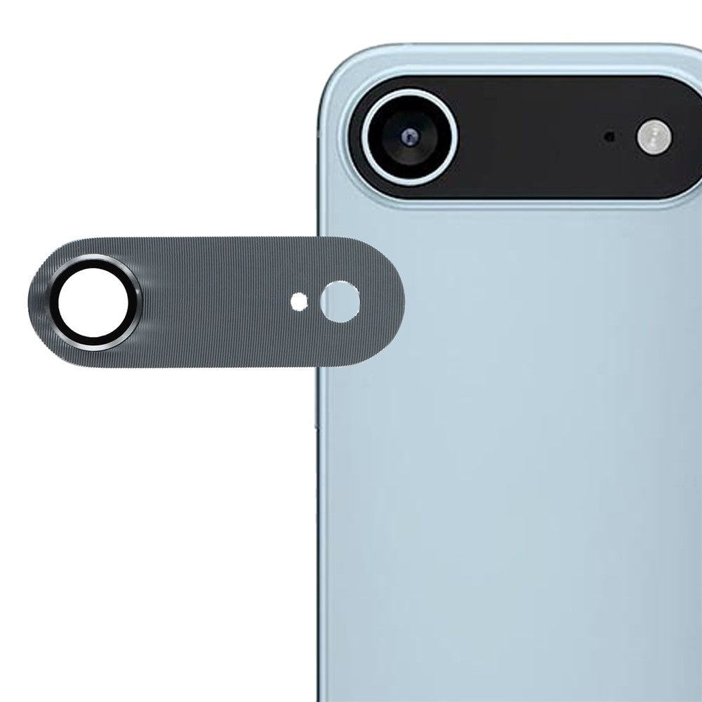 iPhone Air Kameralinsskydd i Metall & Härdat Glas - Grå