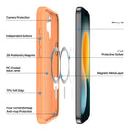 DUX DUCIS For iPhone 17 Case Yind Series PC+TPU Phone Cover Compatible with MagSafe - Orange
