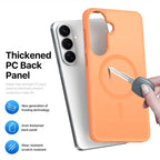 DUX DUCIS For Samsung Galaxy S26 Magnetic Case Yind Series PC+TPU Phone Cover - Orange