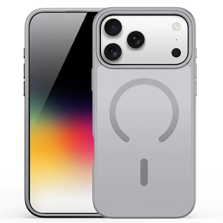 DUX DUCIS Yind Series For iPhone 17 Pro Case TPU + PC Matte Phone Cover Compatible with MagSafe - Grey