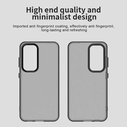 Samsung Galaxy S23 Kuori PC+TPU+PET Mattapintainen Putoamista Estävä Takakuori - Musta