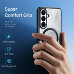 DUX DUCIS For Samsung Galaxy S26+ Magnetic Case Aimo Series PC+TPU Slim Cover (REACH Certification) - Black