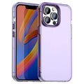 iPhone 13 Pro Max Case PC+TPU+PET Matte Anti-Drop Phone Back Cover - Purple