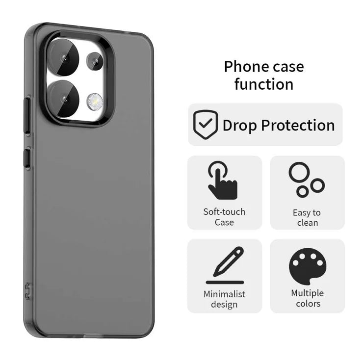 Xiaomi Redmi Note 13 4G Phone Back Cover - Black