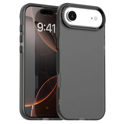 iPhone Air Case PC + TPU + PET Matte Anti-Drop Phone Back Cover - Black