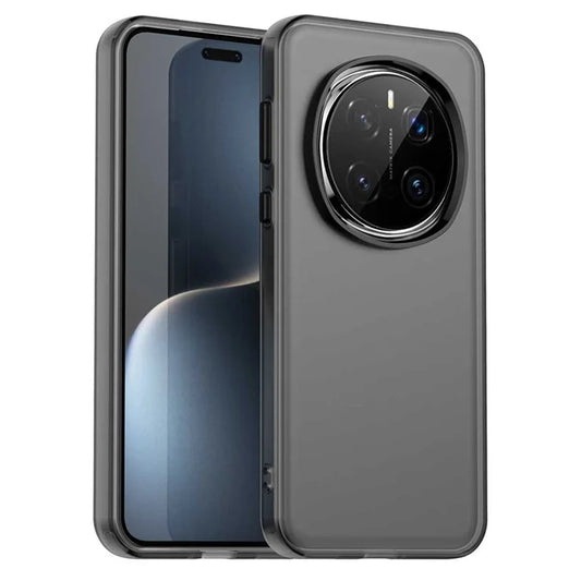 Honor Magic7 Pro 5G -suojakuori, PC+TPU+PET, mattapintainen, putoamissuojattu puhelimen takakansi - Musta