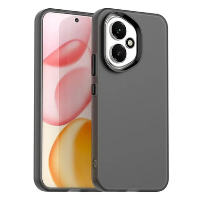 Honor 400 5G (Global) Case PC + TPU + PET Matte Anti-Drop Phone Back Cover - Black