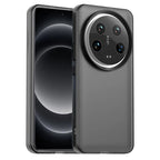 Xiaomi 14 Ultra Case PC+TPU+PET Matte Anti-Drop Phone Back Cover - Black