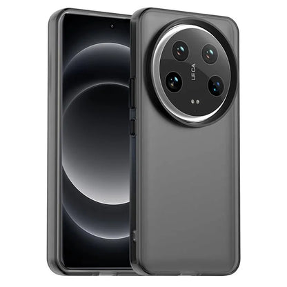 Xiaomi 14 Ultra Case PC+TPU+PET Matte Anti-Drop Phone Back Cover - Black
