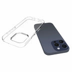 iPhone 16 Pro Case Watermark-Free Anti-Scratch Clear TPU Phone Cover
