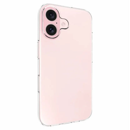 iPhone 16 Non-Slip TPU Phone Case Watermark-Free Glossy Anti-Scratch Clear Phone Cover