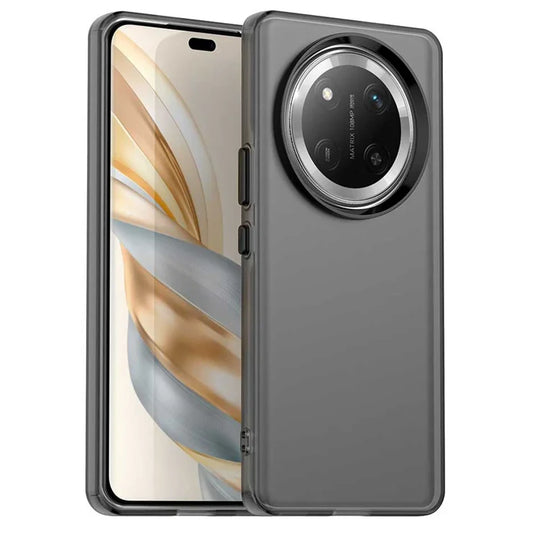 Honor Magic7 Lite 5G / X9c 5G / X60 Pro 5G suojakuori PC+TPU+PET mattapintainen pudotuksenkestävä takakansi - Musta