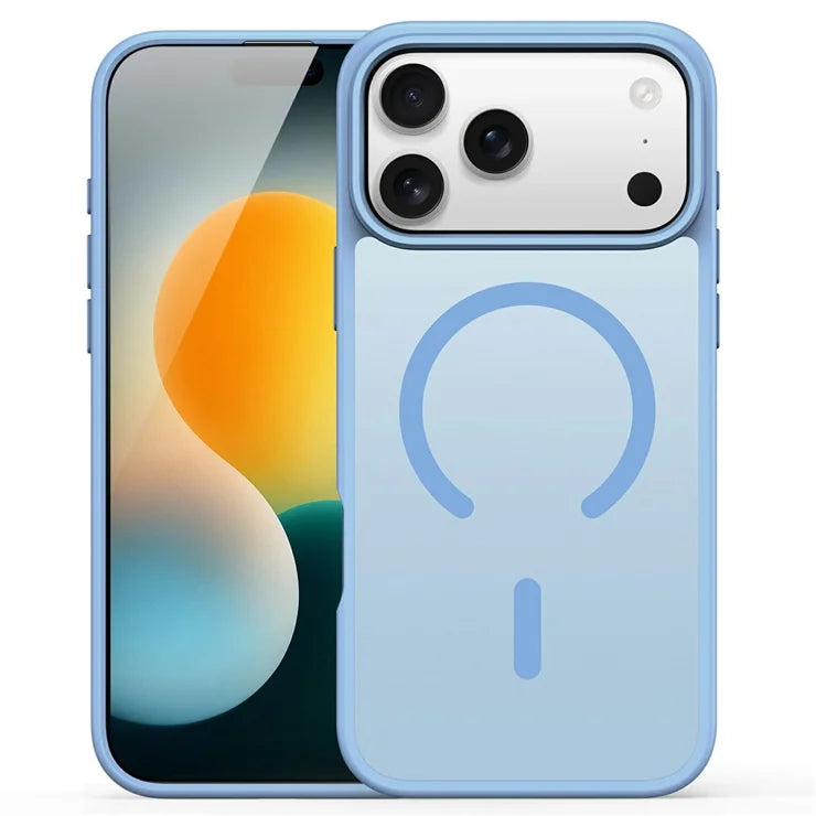 DUX DUCIS Yind Series For iPhone 17 Pro Case TPU + PC Matte Phone Cover Compatible with MagSafe - Baby Blue