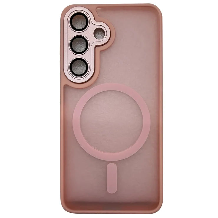 Samsung Galaxy A36 5G  /  A56 5G Case Compatible with MagSafe Skin-Touch PC + TPU Phone Cover - Pink
