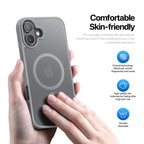 DUX DUCIS For iPhone 17 Case Yind Series PC+TPU Phone Cover Compatible with MagSafe - Grey