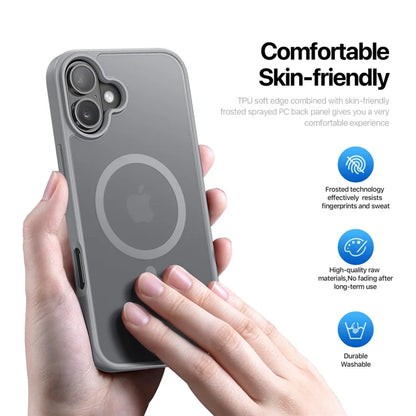 DUX DUCIS For iPhone 17 Case  Yind Series PC+TPU Phone Cover Compatible with MagSafe - Grey