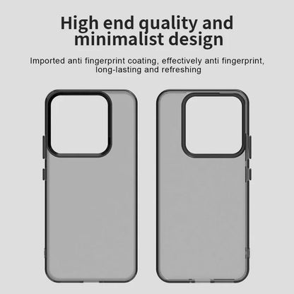 Xiaomi 14 Case PC+TPU+PET Matte Anti-Drop Phone Back Cover - Black