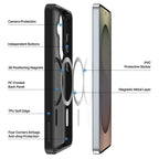DUX DUCIS For Samsung Galaxy S26+ Magnetic Case Yind Series PC+TPU Phone Cover - Black