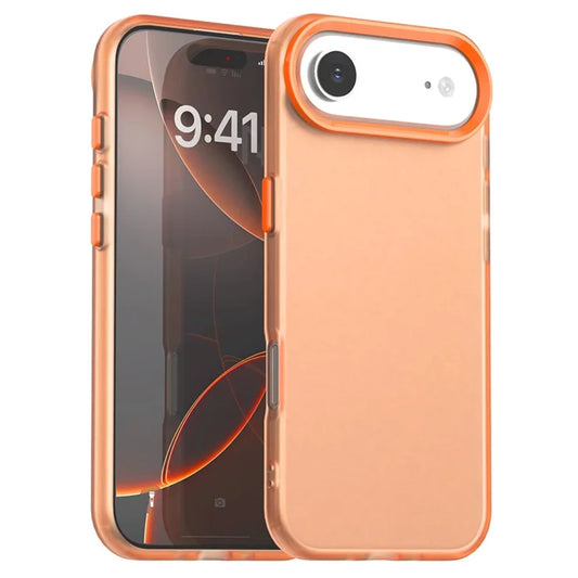 iPhone Air Case PC + TPU + PET Matte Anti-Drop Phone Back Cover - Orange