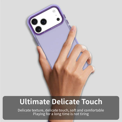 iPhone 17 Pro Max Case PC + TPU + PET Matte Anti-Drop Phone Back Cover - Purple