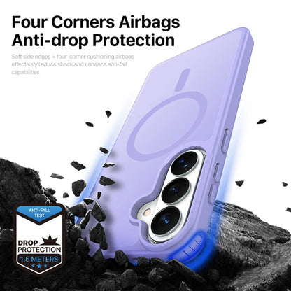 DUX DUCIS For Samsung Galaxy S26+ Magnetic Case  Yind Series PC+TPU Phone Cover - Light Purple