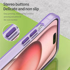 iPhone 15 Plus / 14 Plus Magnetic Case Translucent Matte Anti-Fingerprint Phone Cover - Dark Purple