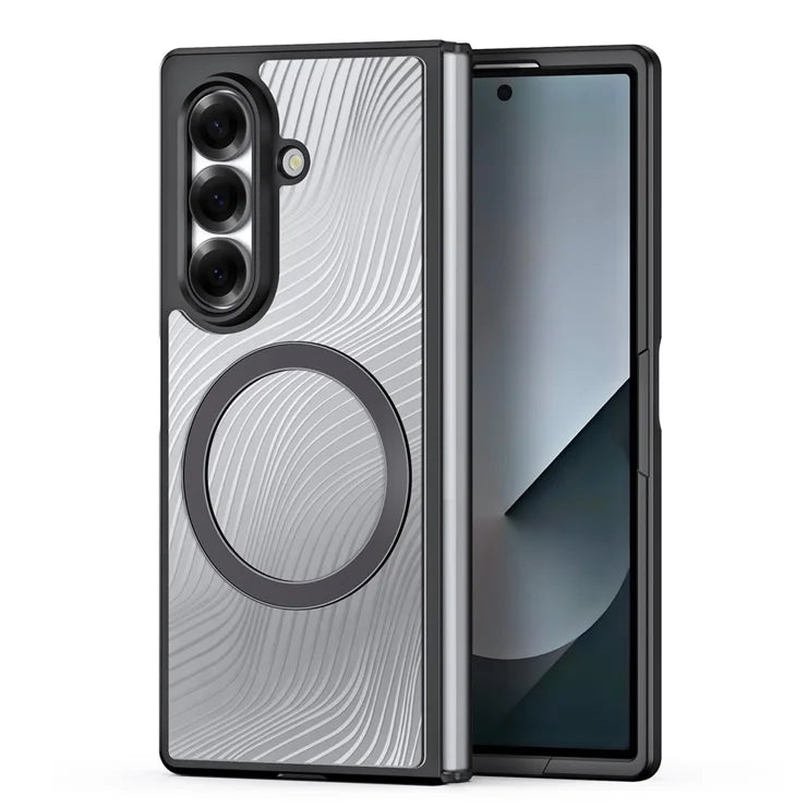 DUX DUCIS For Samsung Galaxy Z Fold7 5G Case Aimo Series Magnetic Case PC+TPU Slim Cover (REACH Certification) - Black