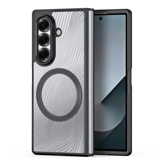DUX DUCIS Til Samsung Galaxy Z Fold7 5G Etui Aimo Series Magnetisk Etui PC+TPU Slank Cover (REACH Certificering) - Sort
