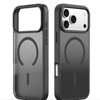 DUX DUCIS Yind Series For iPhone 17 Pro Case TPU + PC Matte Phone Cover Compatible with MagSafe - Black
