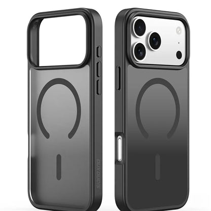 DUX DUCIS Yind Series For iPhone 17 Pro Case TPU + PC Matte Phone Cover Compatible with MagSafe - Black