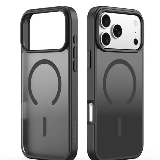 DUX DUCIS Yind Series Til iPhone 17 Pro Etui TPU + PC Mat Telefoncover Kompatibel med MagSafe - Sort