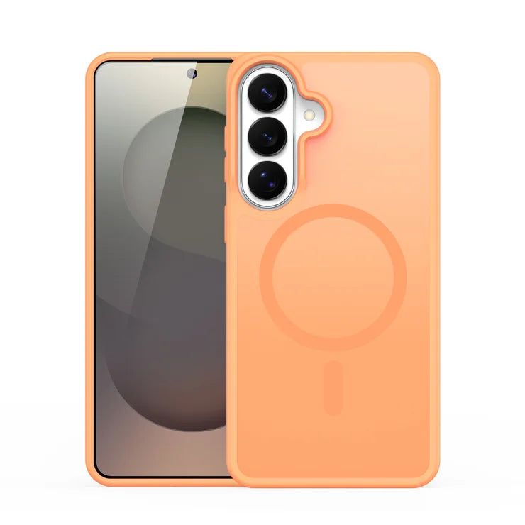 DUX DUCIS For Samsung Galaxy S26 Magnetic Case Yind Series PC+TPU Phone Cover - Orange