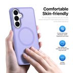 DUX DUCIS For Samsung Galaxy S26 Magnetic Case Yind Series PC+TPU Phone Cover - Light Purple