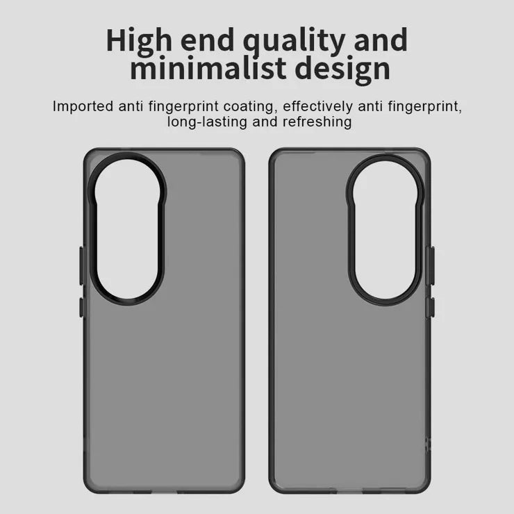 vivo S19 Pro 5G / V40 5G / V40 Pro 5G Case PC+TPU+PET Matte Anti-Drop Phone Back Cover - Black