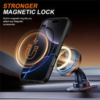 iPhone 16 Pro Case Magnetic Case Ring Kickstand Slide Camera Cover TPU PC Hybrid Phone Shell - Black