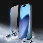 DUX DUCIS For iPhone 17 Pro Max Glass Film Full Screen Protector 2.5D Flat Screen Medium Alumina Glass HD Clear Film - Black